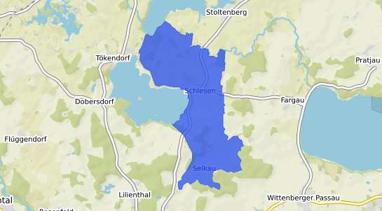 Bodenrichtwertkarte Schlesen