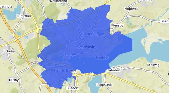 Bodenrichtwertkarte Schleswig