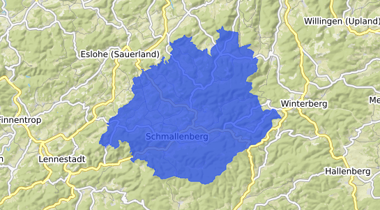 Bodenrichtwertkarte Schmallenberg