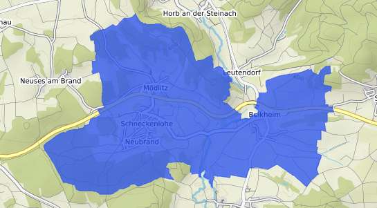 Bodenrichtwertkarte Schneckenlohe