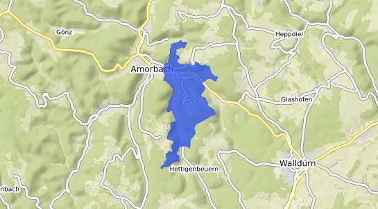 Bodenrichtwertkarte Schneeberg Unterfranken