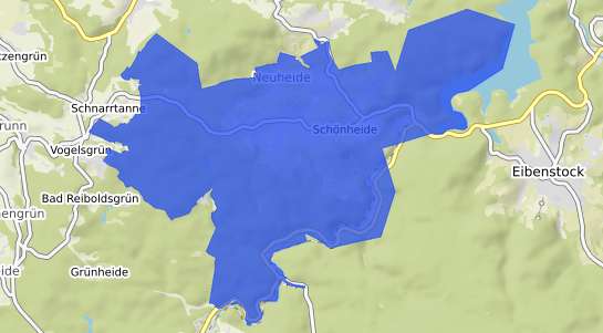 Bodenrichtwertkarte Schoenheide Erzgebirge