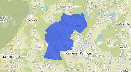Bodenrichtwertkarte Sch&ouml;nteichen