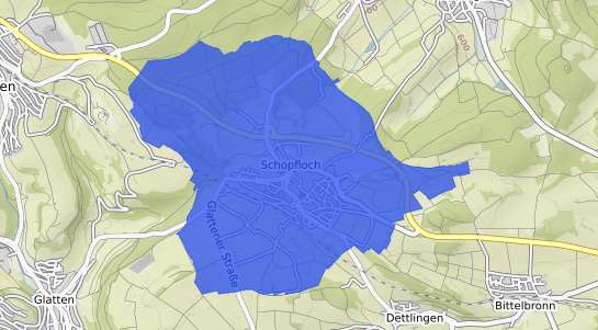 Bodenrichtwertkarte Schopfloch Mittelfranken
