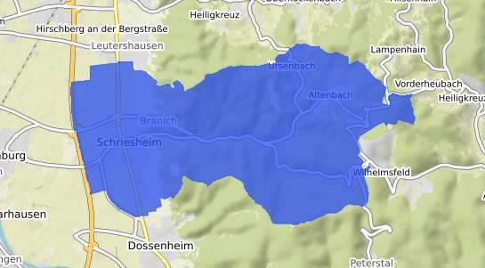 Bodenrichtwertkarte Schriesheim