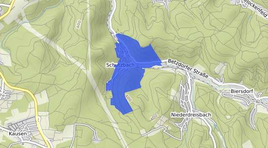 Bodenrichtwertkarte Schutzbach