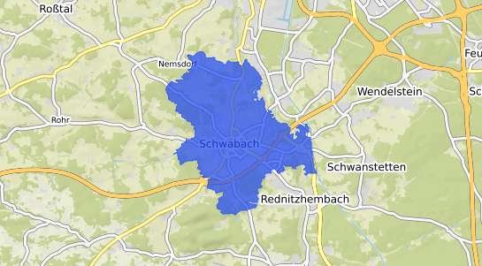 Bodenrichtwertkarte Schwabach