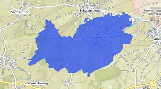 Bodenrichtwertkarte Schwabbruck im Auerbergland