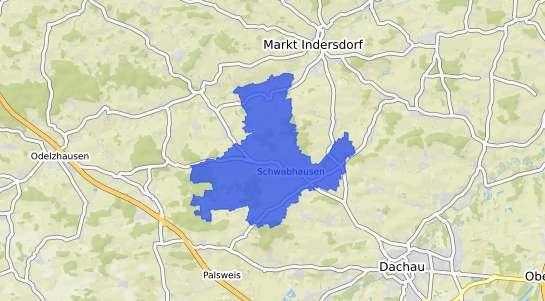 Bodenrichtwertkarte Schwabhausen (Th&uuml;ringen) b. Dachau