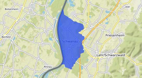 Bodenrichtwertkarte Schwanau