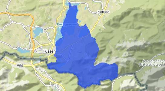 Bodenrichtwertkarte Schwangau