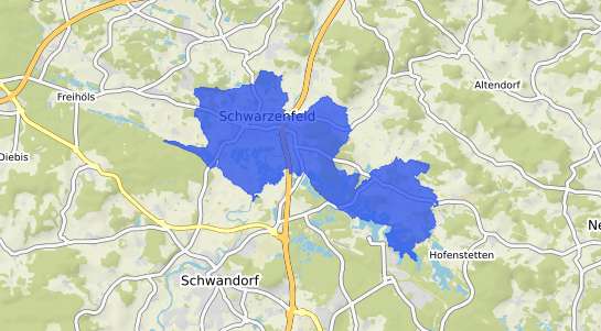 Bodenrichtwertkarte Schwarzenfeld Oberpfalz