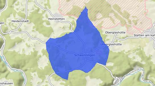 Bodenrichtwertkarte Schwenningen Kr. Dillingen a.d. Donau