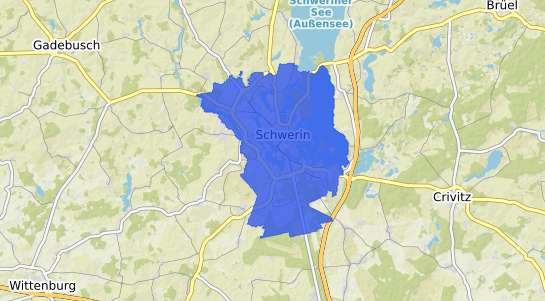 Bodenrichtwertkarte Schwerin Mecklenburg