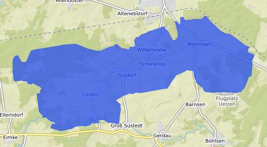 Bodenrichtwertkarte Schwienau