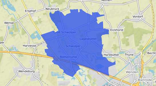 Bodenrichtwertkarte Schwülper