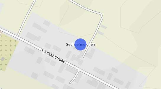 Bodenrichtwertkarte Sechzehneichen