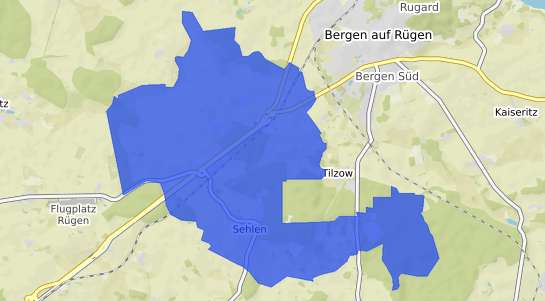 Bodenrichtwertkarte Sehlen Ruegen