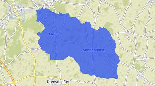 Bodenrichtwertkarte Sendenhorst