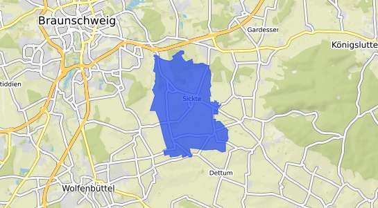 Bodenrichtwertkarte Sickte
