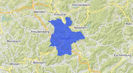 Bodenrichtwertkarte Siegen