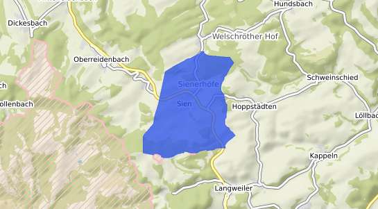 Bodenrichtwertkarte Sien