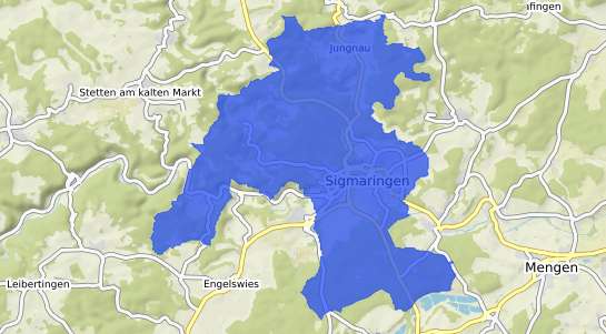 Bodenrichtwertkarte Sigmaringen