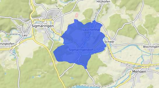 Bodenrichtwertkarte Sigmaringendorf