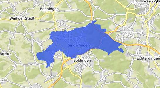 Bodenrichtwertkarte Sindelfingen