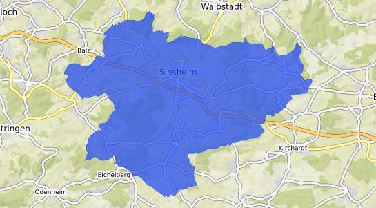 Bodenrichtwertkarte Sinsheim Elsenz
