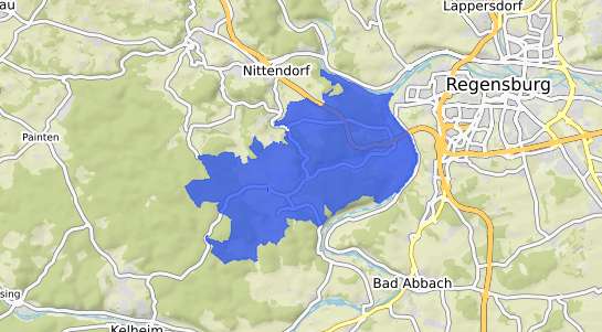 Bodenrichtwertkarte Sinzing Oberpfalz