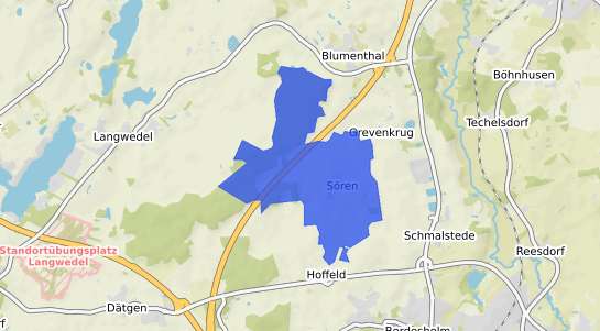 Bodenrichtwertkarte Soeren