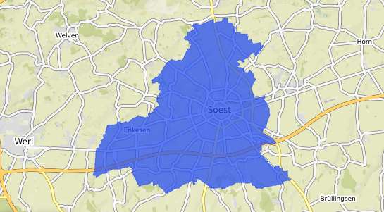 Bodenrichtwertkarte Soest Westfalen