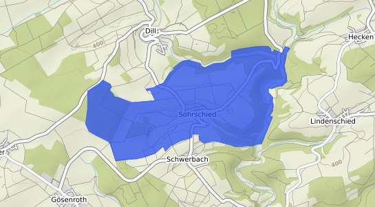Bodenrichtwertkarte Sohrschied