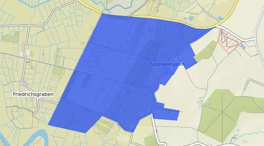 Bodenrichtwertkarte Sophienhamm