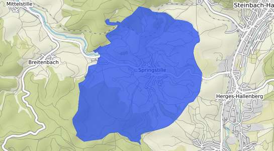 Bodenrichtwertkarte Springstille