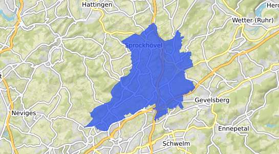 Bodenrichtwertkarte Sprockhövel