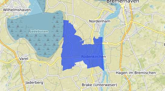Bodenrichtwertkarte Stadland