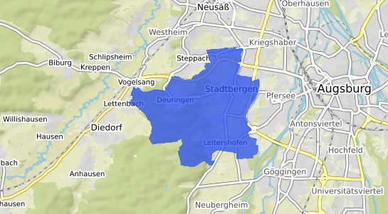 Bodenrichtwertkarte Stadtbergen