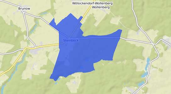 Bodenrichtwertkarte Steinbeck b. Parchim