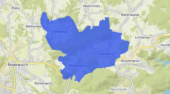 Bodenrichtwertkarte Steinberg b. Flensburg