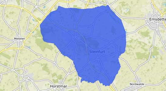 Bodenrichtwertkarte Steinfurt Westfalen
