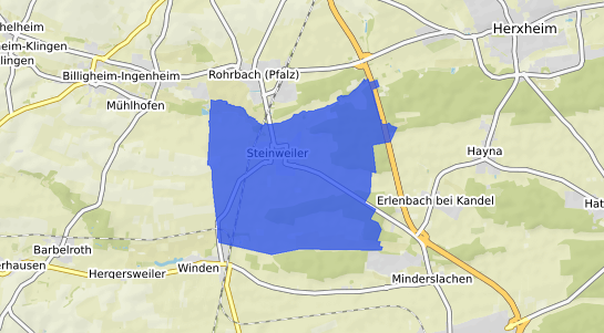 Bodenrichtwertkarte Steinweiler Pfalz