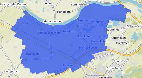Bodenrichtwertkarte Stephansposching