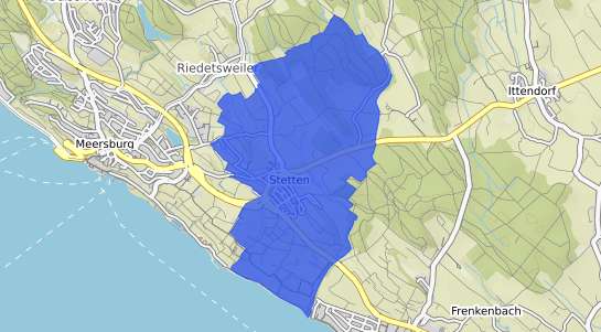 Bodenrichtwertkarte Stetten b. Meersburg, Bodensee
