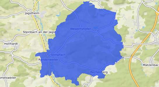 Bodenrichtwertkarte Stimpfach