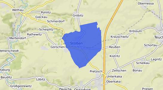 Bodenrichtwertkarte Stößen