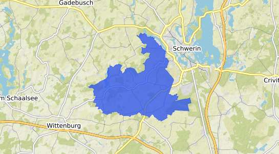 Bodenrichtwertkarte Stralendorf b. Schwerin, Mecklenburg