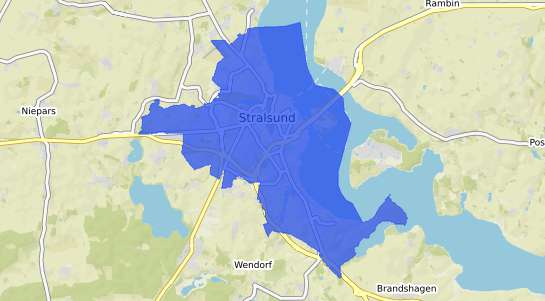 Bodenrichtwertkarte Stralsund