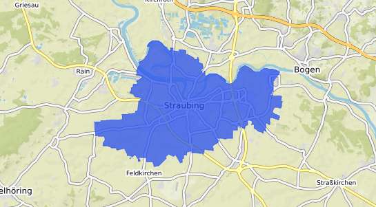 Bodenrichtwertkarte Straubing